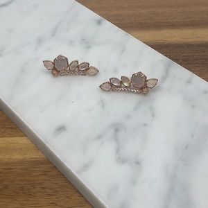 Kendra Scott Rose Gold drusy Earclimber